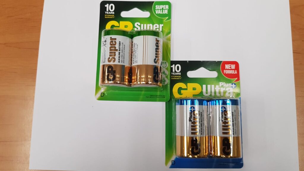 GP batterij D en D plus